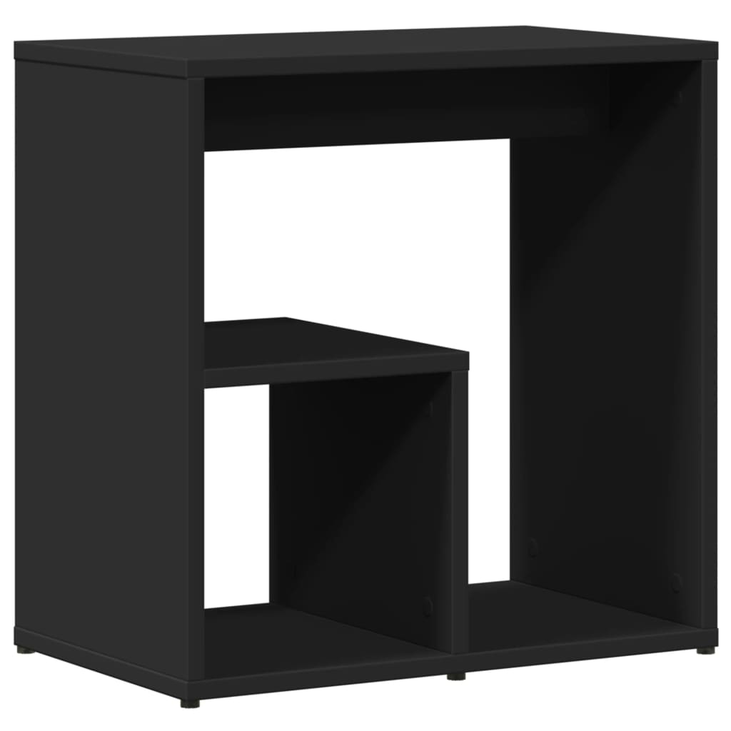 vidaXL Side Tables 2 pcs Black 50x30x50 cm Engineered Wood