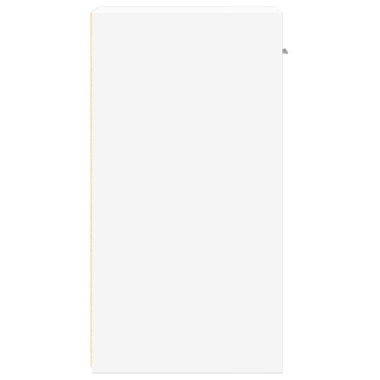 vidaXL Bedside Cabinets 2 pcs White 35x34x65 cm Engineered Wood