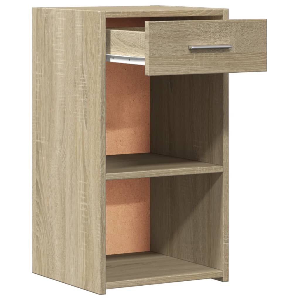 vidaXL Bedside Cabinets 2 pcs Sonoma Oak 35x34x65 cm Engineered Wood
