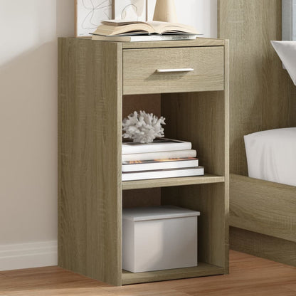 vidaXL Bedside Cabinets 2 pcs Sonoma Oak 35x34x65 cm Engineered Wood