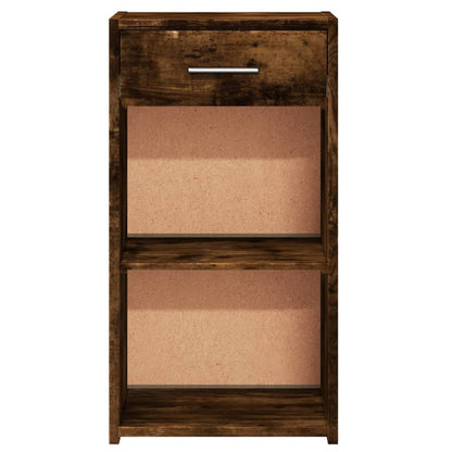 vidaXL Bedside Cabinets 2 pcs Smoked Oak 35x34x65 cm Engineered Wood