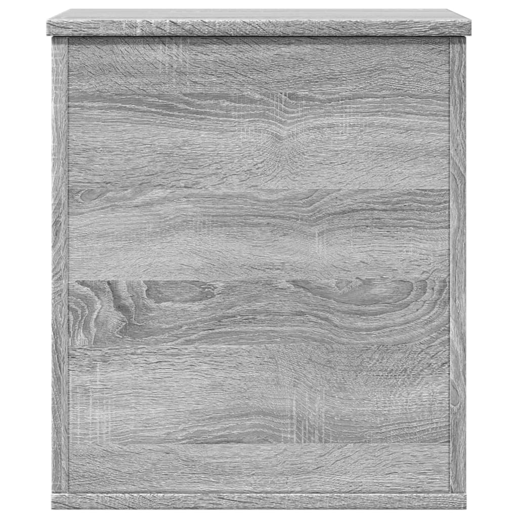 vidaXL Storage Box Grey Sonoma 40x42x46 cm Engineered Wood