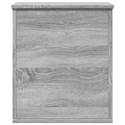 vidaXL Storage Box Grey Sonoma 40x42x46 cm Engineered Wood