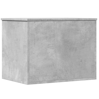 vidaXL Storage Box Concrete Grey 60x42x46 cm Engineered Wood