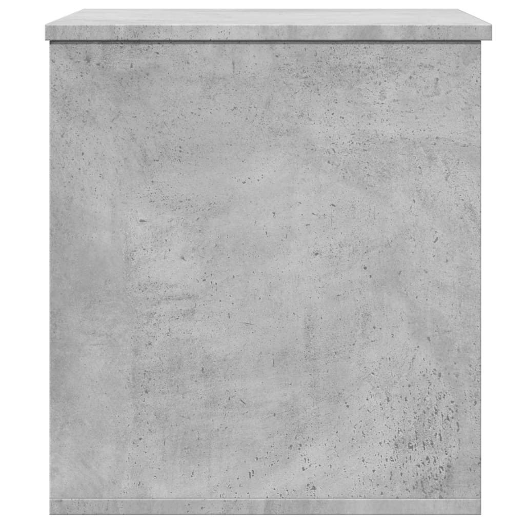 vidaXL Storage Box Concrete Grey 60x42x46 cm Engineered Wood