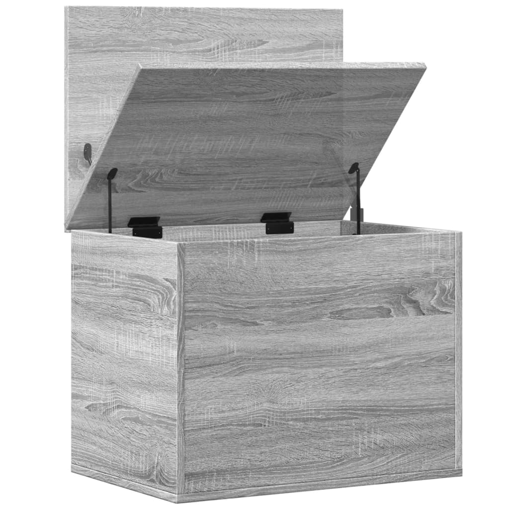 vidaXL Storage Box Grey Sonoma 60x42x46 cm Engineered Wood