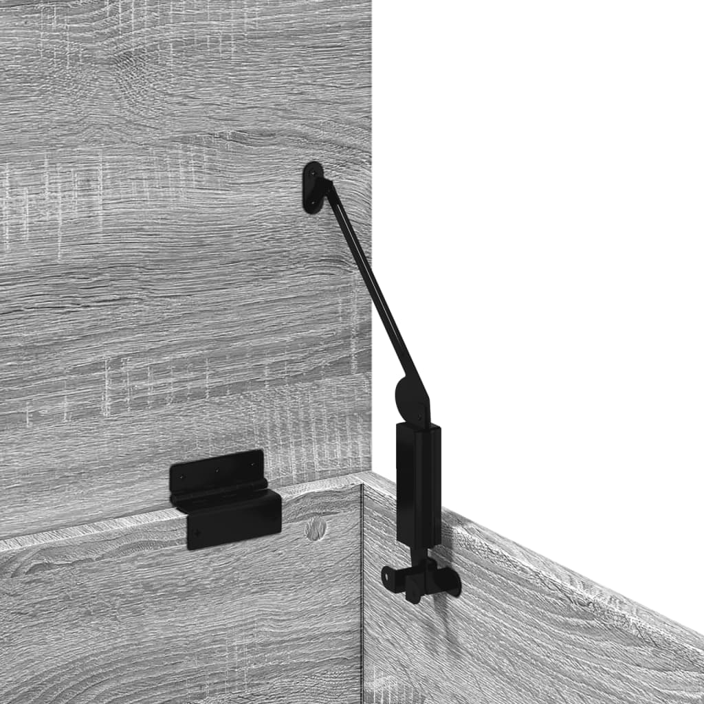 vidaXL Storage Box Grey Sonoma 60x42x46 cm Engineered Wood