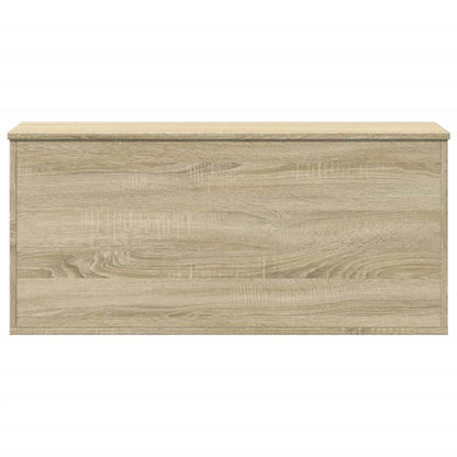 vidaXL Storage Box Sonoma Oak 100x42x46 cm Engineered Wood