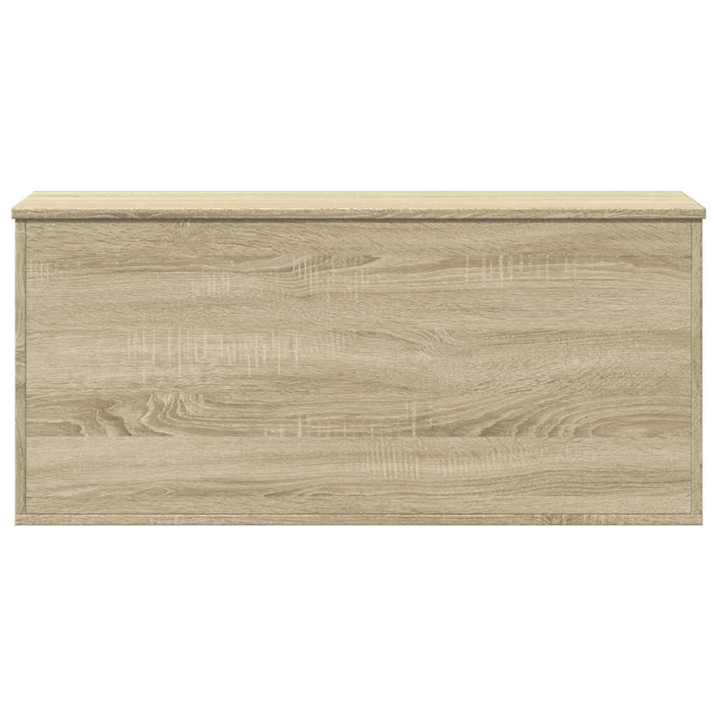 vidaXL Storage Box Sonoma Oak 100x42x46 cm Engineered Wood