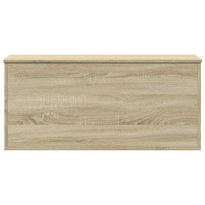 vidaXL Storage Box Sonoma Oak 100x42x46 cm Engineered Wood