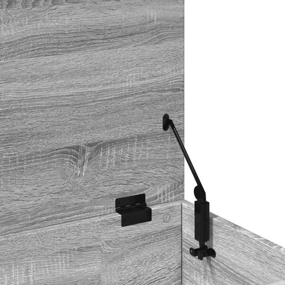 vidaXL Storage Box Grey Sonoma 100x42x46 cm Engineered Wood