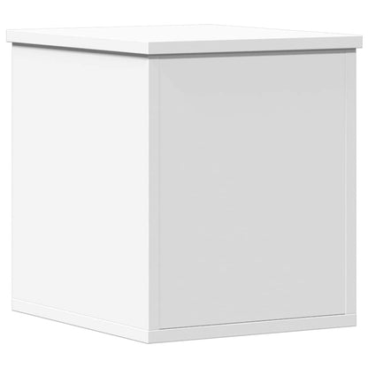 vidaXL Storage Box White 30x35x35 cm Engineered Wood