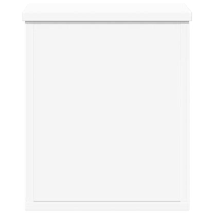 vidaXL Storage Box White 30x35x35 cm Engineered Wood