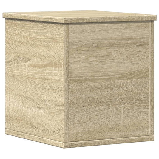 vidaXL Storage Box Sonoma Oak 30x35x35 cm Engineered Wood