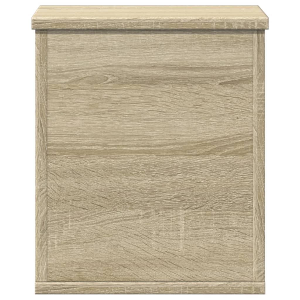 vidaXL Storage Box Sonoma Oak 30x35x35 cm Engineered Wood