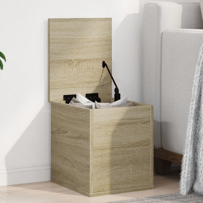 vidaXL Storage Box Sonoma Oak 30x35x35 cm Engineered Wood