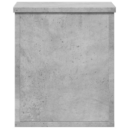 vidaXL Storage Box Concrete Grey 30x35x35 cm Engineered Wood