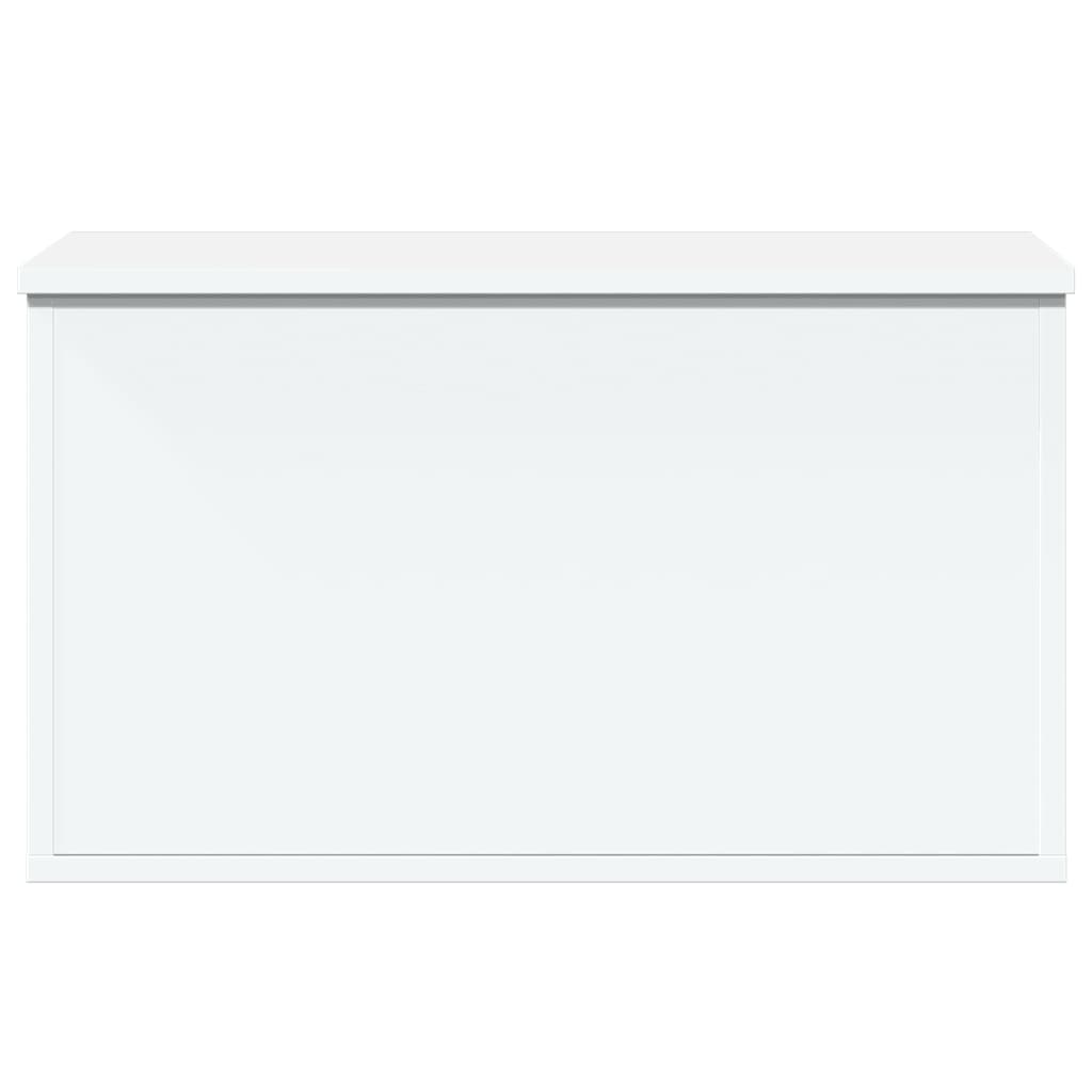 vidaXL Storage Box White 60x35x35 cm Engineered Wood