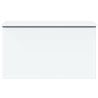 vidaXL Storage Box White 60x35x35 cm Engineered Wood