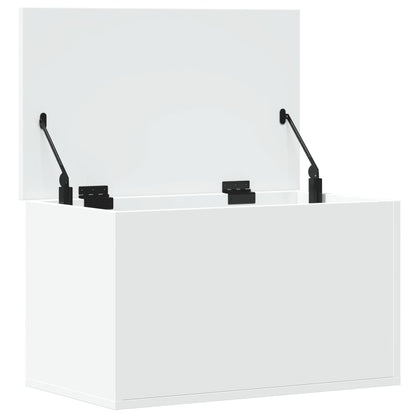 vidaXL Storage Box White 60x35x35 cm Engineered Wood