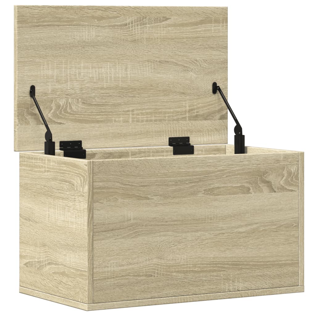 vidaXL Storage Box Sonoma Oak 60x35x35 cm Engineered Wood