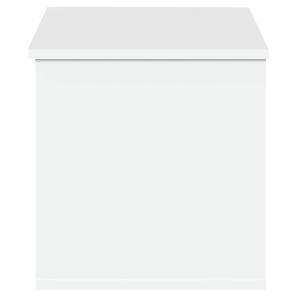 vidaXL Storage Box White 90x35x35 cm Engineered Wood