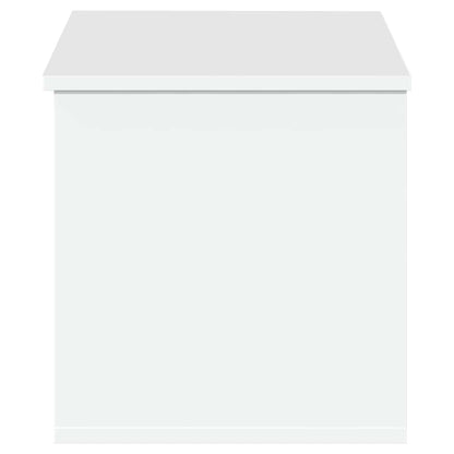 vidaXL Storage Box White 90x35x35 cm Engineered Wood