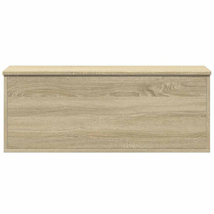 vidaXL Storage Box Sonoma Oak 90x35x35 cm Engineered Wood