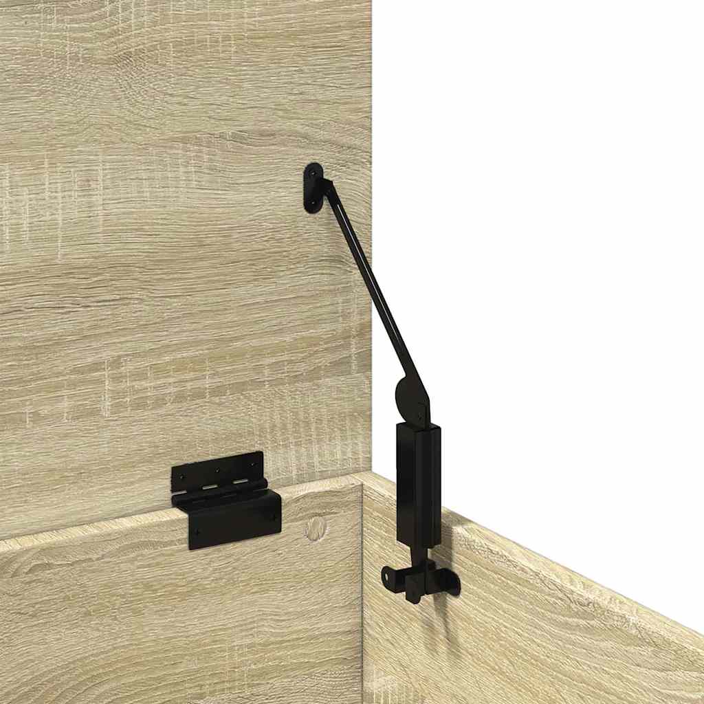 vidaXL Storage Box Sonoma Oak 90x35x35 cm Engineered Wood