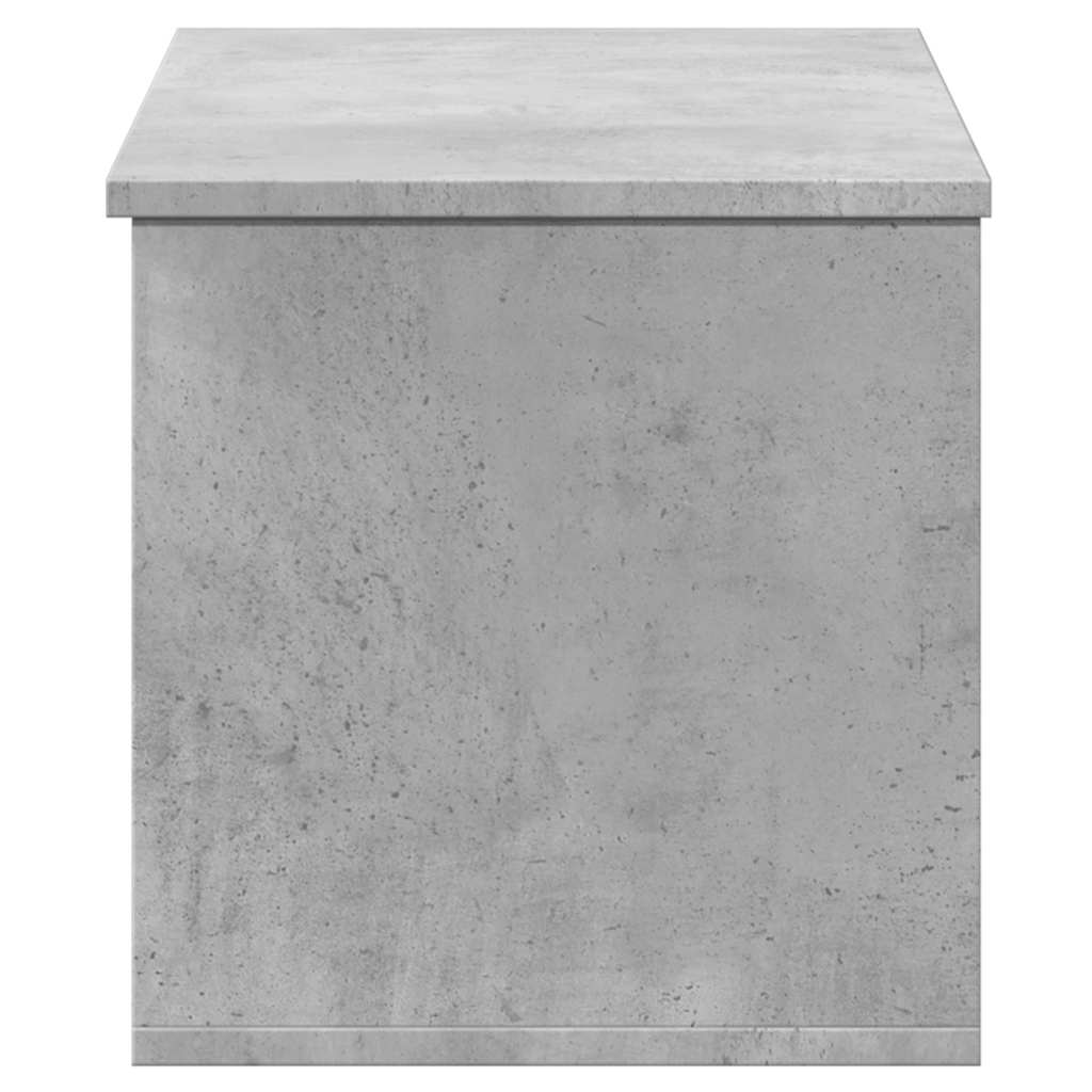 vidaXL Storage Box Concrete Grey 90x35x35 cm Engineered Wood