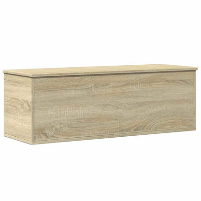 vidaXL Storage Box Sonoma Oak 102x35x35 cm Engineered Wood