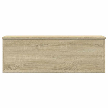 vidaXL Storage Box Sonoma Oak 102x35x35 cm Engineered Wood