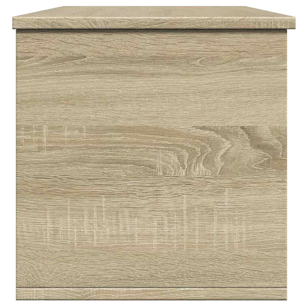 vidaXL Storage Box Sonoma Oak 102x35x35 cm Engineered Wood