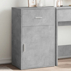 vidaXL Storage Cabinet Concrete Grey 56.5x39x90 cm Engineered Wood