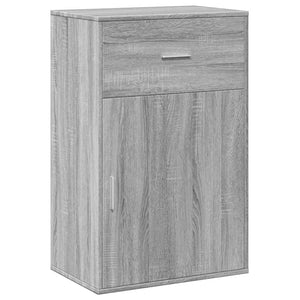 vidaXL Storage Cabinet Grey Sonoma 56.5x39x90 cm Engineered Wood