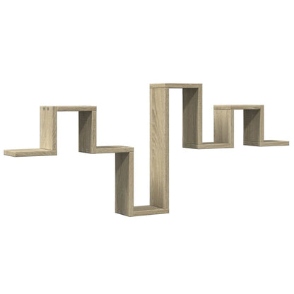 vidaXL Wall Shelf Sonoma Oak 104.5x10x43 cm Engineered Wood