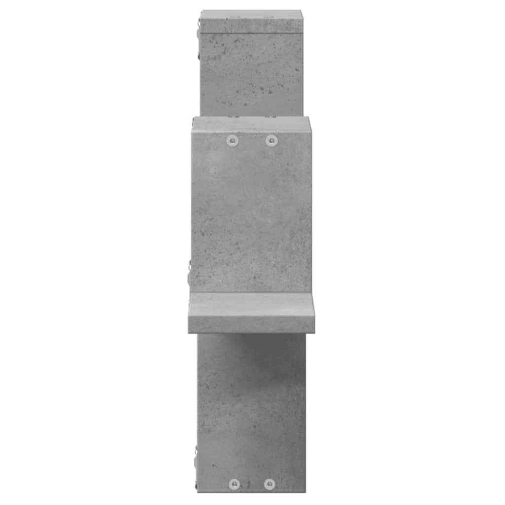 vidaXL Wall Shelf Concrete Grey 104.5x10x43 cm Engineered Wood