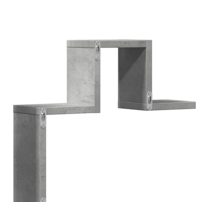 vidaXL Wall Shelf Concrete Grey 104.5x10x43 cm Engineered Wood