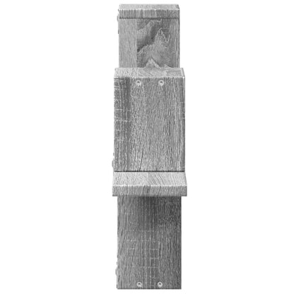 vidaXL Wall Shelf Grey Sonoma 104.5x10x43 cm Engineered Wood