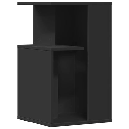 vidaXL Side Table Black 35x35x60 cm Engineered Wood