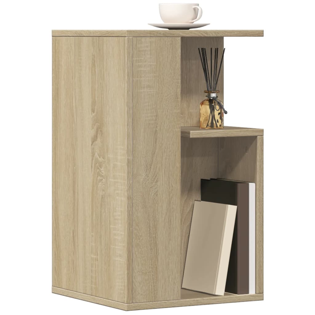 vidaXL Side Table Sonoma Oak 35x35x60 cm Engineered Wood