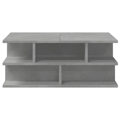 vidaXL Coffee Table Concrete Grey 70x70x29 cm Engineered Wood