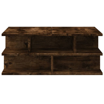 vidaXL Coffee Table Smoked Oak 70x70x29 cm Engineered Wood