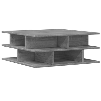 vidaXL Coffee Table Grey Sonoma 70x70x29 cm Engineered Wood
