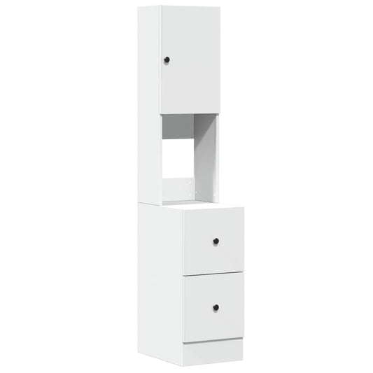 vidaXL Kitchen Cabinet White 35x50x180 cm Engineered Wood
