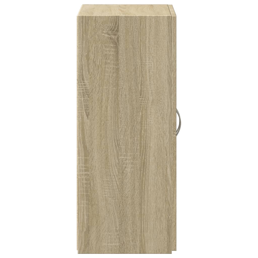 vidaXL File Cabinet Sonoma Oak 60x32x77.5 cm Engineered Wood
