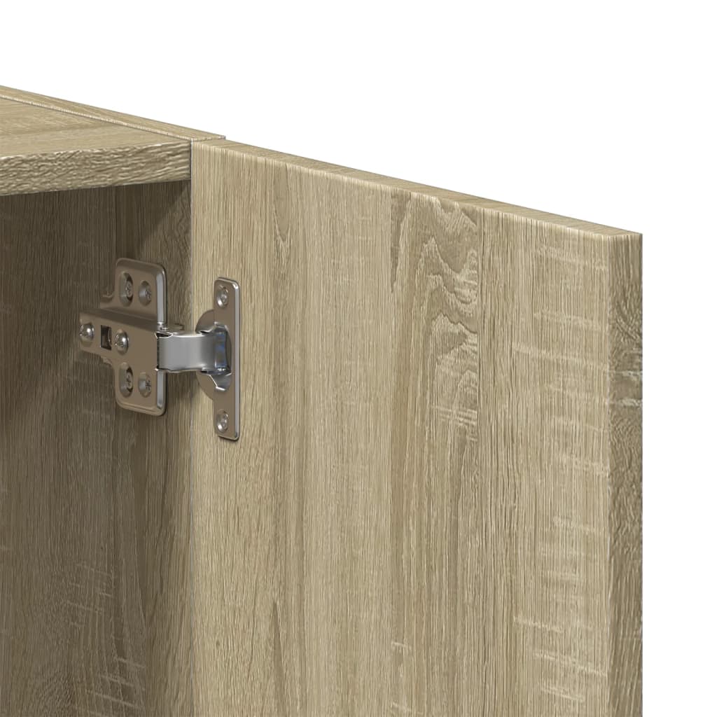 vidaXL File Cabinet Sonoma Oak 60x32x77.5 cm Engineered Wood