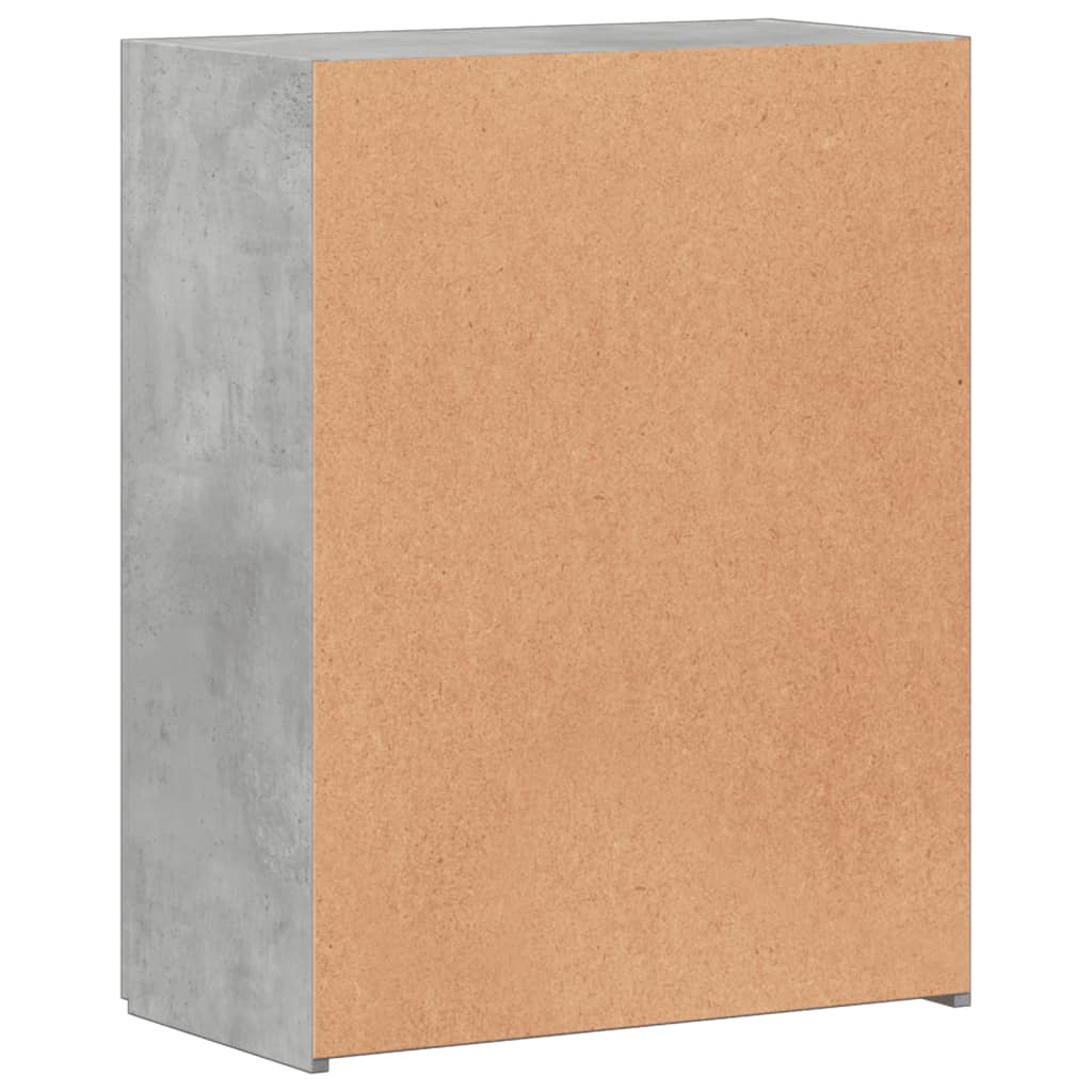 vidaXL File Cabinet Concrete Grey 60x32x77.5 cm Engineered Wood