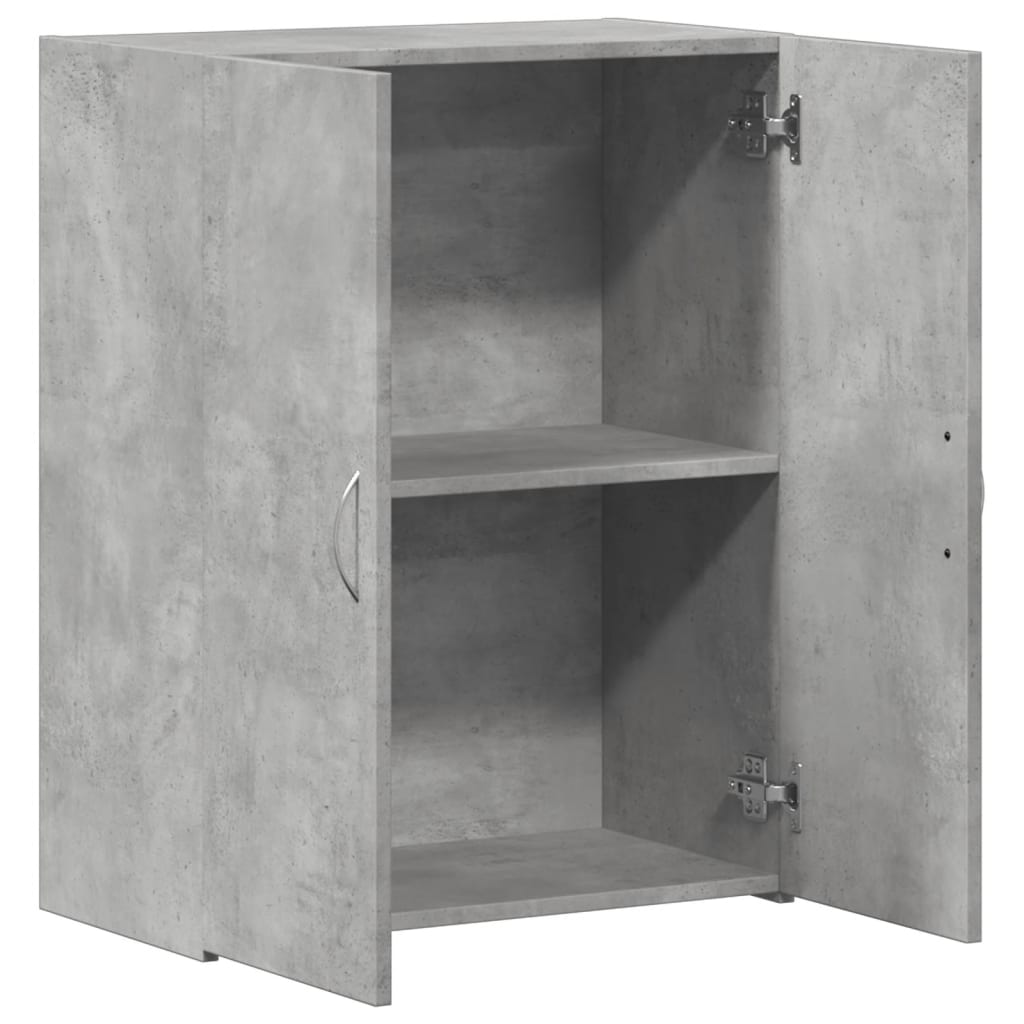 vidaXL File Cabinet Concrete Grey 60x32x77.5 cm Engineered Wood