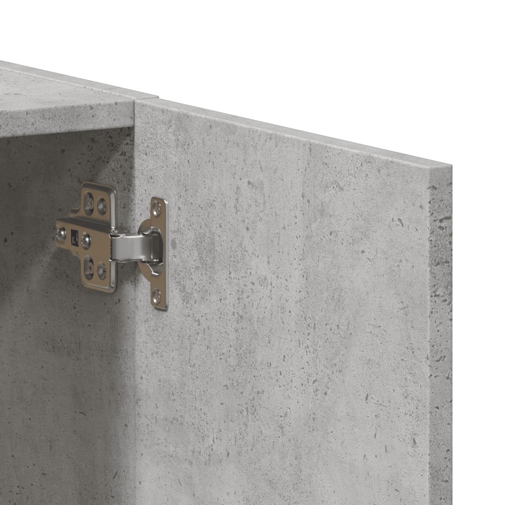 vidaXL File Cabinet Concrete Grey 60x32x77.5 cm Engineered Wood